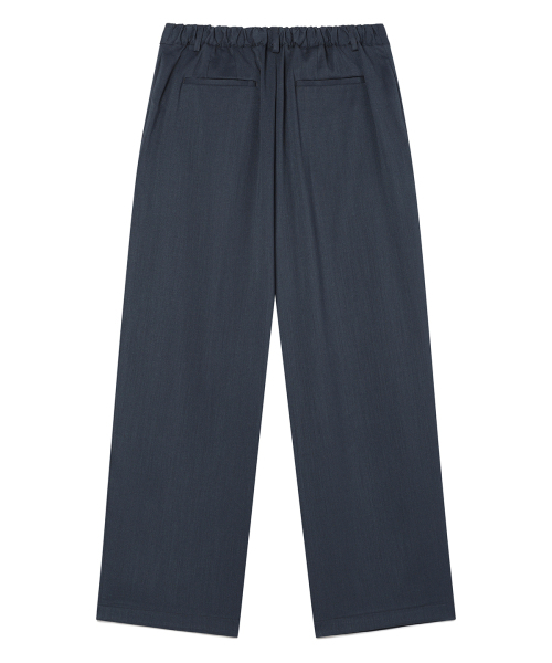 PRAIRIE GINZA(プレリーギンザ)の「ルーズフィットツーピンタックワイドスラックス (ネイビー)(スラックス・メンズ・ネイビー・SMALL/MEDIUM/LARGE)」の6枚目の写真