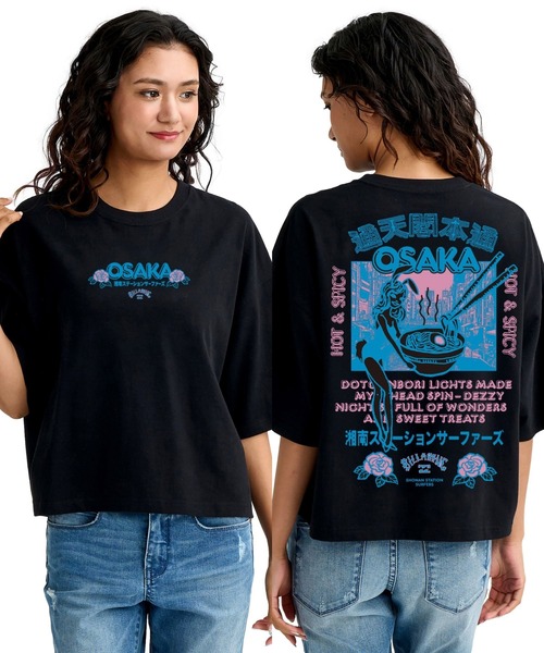 BILLABONG（ビラボン）の「BILLABONG ウィメンズ DESTINATION OSAKA TE Tシャツ 【2026年春夏モデル】（Tシャツ/カットソー・レディース・ホワイト/ブラック・MEDIUM）」の2枚目の写真