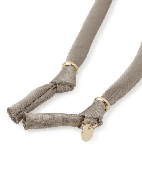 SALON adam et rope'（サロン アダム エ ロペ）の「【WEB限定】コードチャーム付サテントート / A4　新色追加（トートバッグ・レディース・ブラック/グレー系その他/ベージュ・FREE）」の20枚目の写真