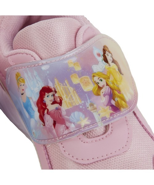 Disney(ディズニー)の「ディズニー ベルトスニーカー アナと雪の女王/ディズニープリンセス(ベビーシューズ/ベビーソックス・キッズ・ライトブルー/ピンク・16.0cm/15.0cm/18.0cm/17.0cm)」の4枚目の写真