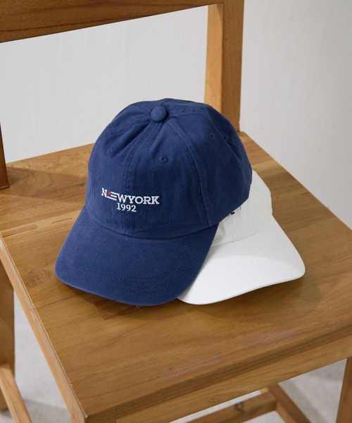 PAPILLONNER（パピヨネ）の「PAPILLONNER/NYキャップ（キャップ・レディース・オフホワイト/ネイビー・FREE）」の12枚目の写真