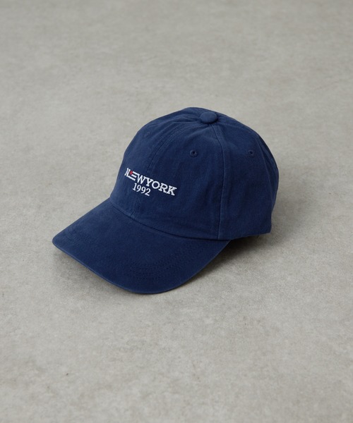 PAPILLONNER（パピヨネ）の「PAPILLONNER/NYキャップ（キャップ・レディース・オフホワイト/ネイビー・FREE）」の5枚目の写真