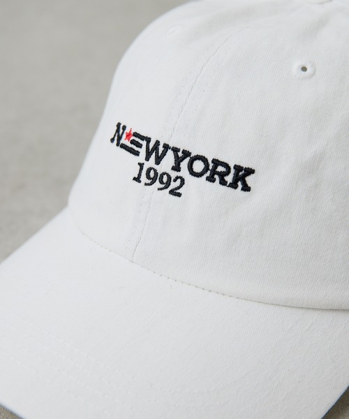 PAPILLONNER（パピヨネ）の「PAPILLONNER/NYキャップ（キャップ・レディース・オフホワイト/ネイビー・FREE）」の3枚目の写真