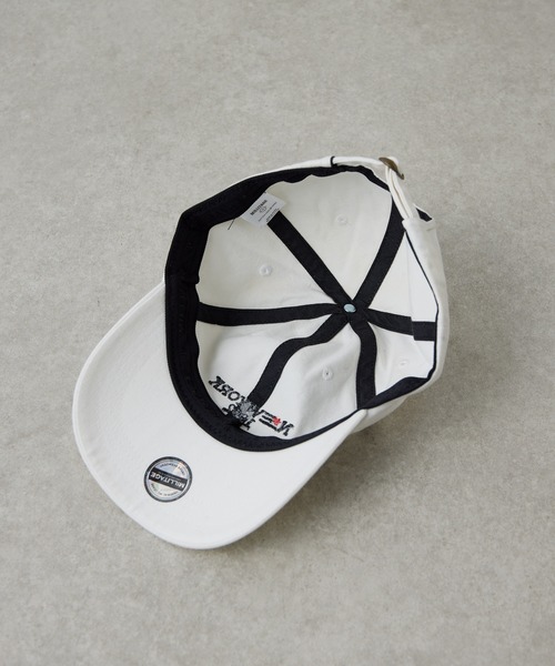 PAPILLONNER（パピヨネ）の「PAPILLONNER/NYキャップ（キャップ・レディース・オフホワイト/ネイビー・FREE）」の4枚目の写真