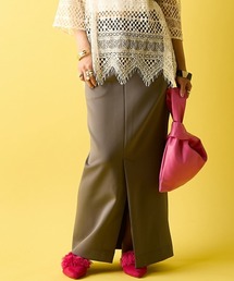 GEVS. | カットソーロングスカート＜大きいサイズ有＞GEVS.(スカート)