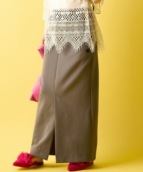 GEVS.（ジェイヴィス）の「カットソーロングスカート＜大きいサイズ有＞GEVS.（スカート・レディース・ブラック/グレー・M/L/LL/3L/4L/5L）」の13枚目の写真