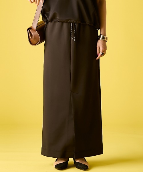 GEVS.（ジェイヴィス）の「カットソーロングスカート＜大きいサイズ有＞GEVS.（スカート・レディース・ブラック/グレー・M/L/LL/3L/4L/5L）」の18枚目の写真