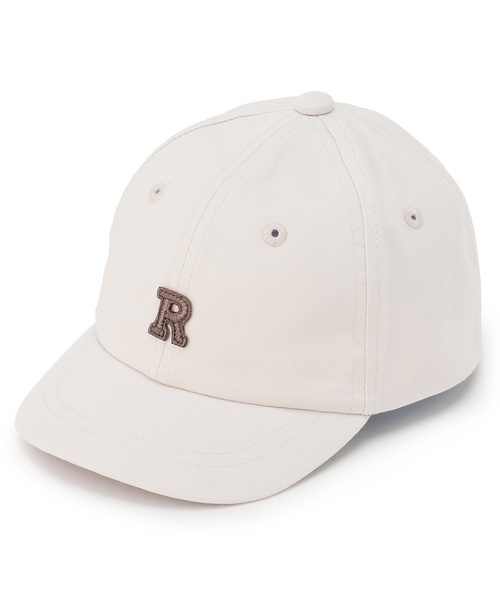 petit main（プティマイン）の「【UV加工】アルファベットロゴキャップ（キャップ・キッズ・ホワイト系/ベージュ/ネイビー/サックスブルー/ライトカーキ・54cm/50cm/52cm）」の2枚目の写真