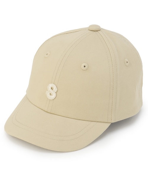 petit main（プティマイン）の「【UV加工】アルファベットロゴキャップ（キャップ・キッズ・ホワイト系/ベージュ/ネイビー/サックスブルー/ライトカーキ・54cm/50cm/52cm）」の3枚目の写真