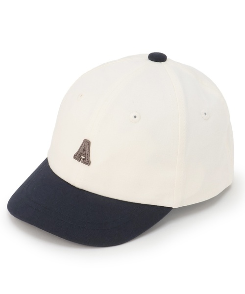 petit main（プティマイン）の「【UV加工】アルファベットロゴキャップ（キャップ・キッズ・ホワイト系/ベージュ/ネイビー/サックスブルー/ライトカーキ・54cm/50cm/52cm）」の14枚目の写真