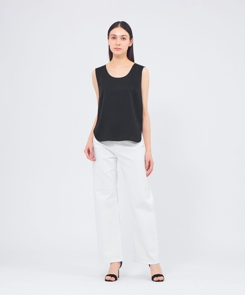 EPOCA(エポカ)の「ストレッチデニム ストレートパンツ(デニムパンツ・レディース・ブルー系その他4/ホワイト・40/38)」の16枚目の写真
