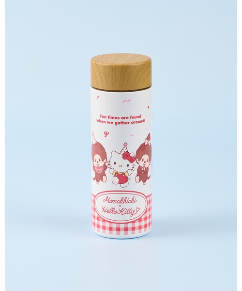 sanrio(サンリオ)の「【 monchicchi × sanrio 】 モンチッチ×ハローキティ ステンレスボトル300ml TOA(水筒・レディース・その他3/その他2/その他1/その他4・FREE)」の2枚目の写真