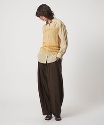 roku(6)ブラウス 6（ロク）の「＜6(ROKU)＞COTTON EMBROIDERY BLOUSE/ブラウス（シャツ