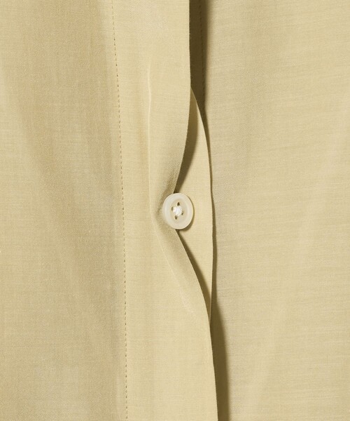 6(ロク)の「<6(ROKU)>チドリステッチ シャツ(シャツ/ブラウス・レディース・ナチュラル/ダークグレー・FREE)」の18枚目の写真