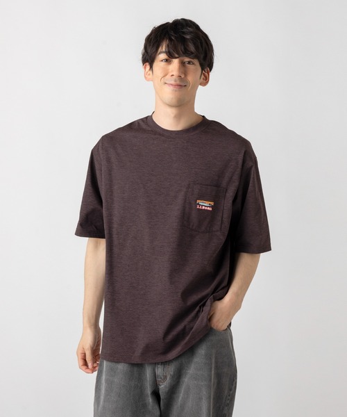 L.L.Bean(エルエルビーン)の「【JAPAN EDITION】カーメル・ショートスリーブ・ポケット・ティ(Tシャツ/カットソー・メンズ・アイボリー/チョコ/ブルー/ブラック系・MEDIUM/SMALL/LARGE)」の3枚目の写真