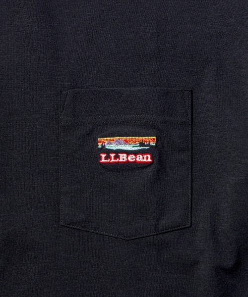 L.L.Bean(エルエルビーン)の「【JAPAN EDITION】カーメル・ショートスリーブ・ポケット・ティ(Tシャツ/カットソー・メンズ・アイボリー/チョコ/ブルー/ブラック系・MEDIUM/SMALL/LARGE)」の9枚目の写真