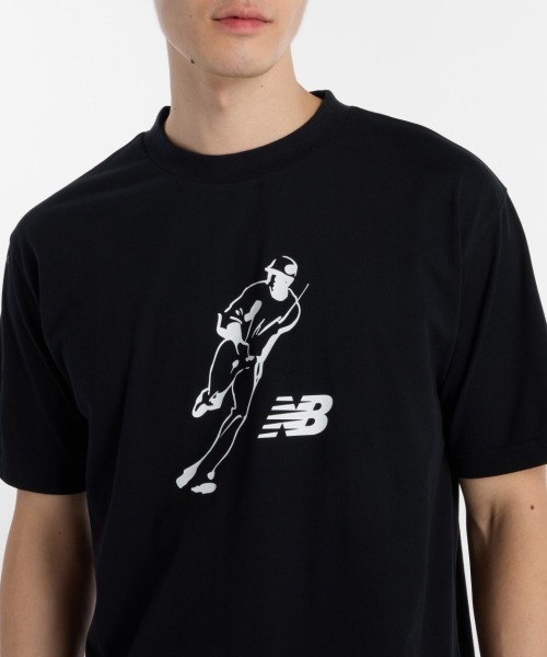 NEW BALANCE(ニューバランス)の「New Balance 大谷翔平 Always On Logo Short-Sleeve T-Shirt(ニューバランス 大谷翔平オールウェイズオンロゴ半袖Tシャツ)(Tシャツ/カットソー・メンズ・グレー系/ネイビー系/ホワイト系/ブラック系・SMALL/MEDIUM/LARGE/X-LARGE/XX-LARGE)」の18枚目の写真