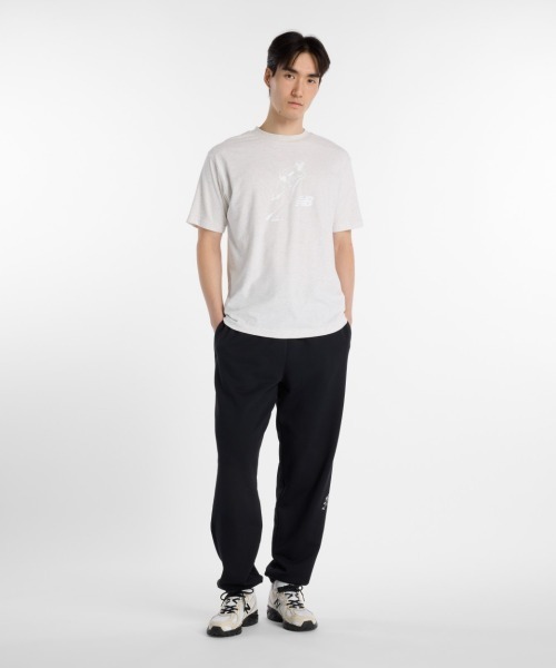 NEW BALANCE(ニューバランス)の「New Balance 大谷翔平 Always On Logo Short-Sleeve T-Shirt(ニューバランス 大谷翔平オールウェイズオンロゴ半袖Tシャツ)(Tシャツ/カットソー・メンズ・グレー系/ネイビー系/ホワイト系/ブラック系・SMALL/MEDIUM/LARGE/X-LARGE/XX-LARGE)」の5枚目の写真