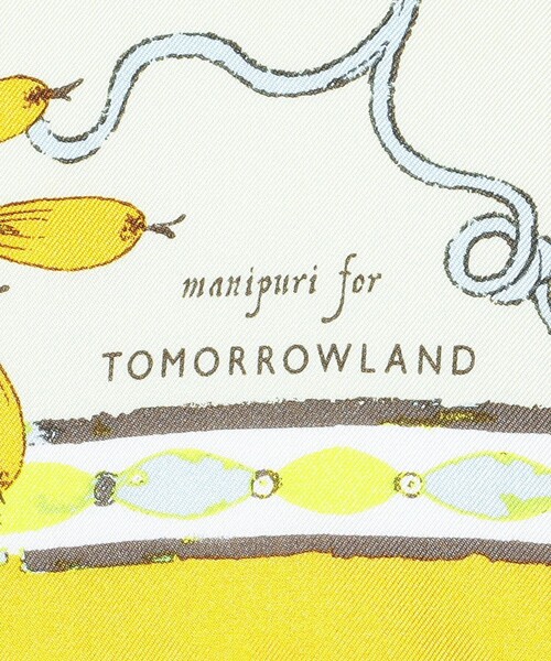 manipuri(マニプリ)の「【別注】manipuri FRUITS シルクスカーフ(バンダナ/スカーフ・レディース・オレンジ系その他・FREE)」の5枚目の写真