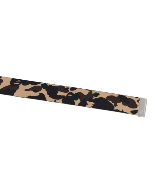 A BATHING APE(アベイシングエイプ)の「1ST CAMO STA GI BELT(ベルト・メンズ・グリーン/イエロー・FREE)」の6枚目の写真