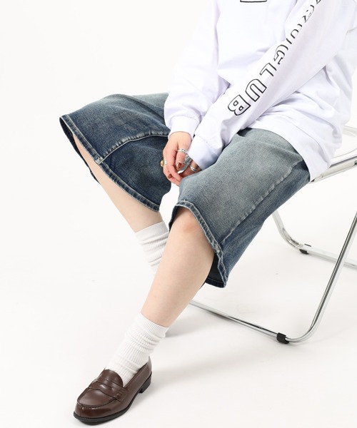 PRO CLUB （プロクラブ）の「PRO CLUB DENIM SHORT PANT デニムショートパンツ（デニムパンツ・メンズ・ワンウォッシュ/ブラック・36/40/38/34/32/30）」の2枚目の写真