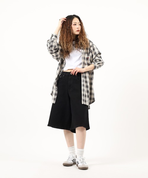 PRO CLUB （プロクラブ）の「PRO CLUB DENIM SHORT PANT デニムショートパンツ（デニムパンツ・メンズ・ワンウォッシュ/ブラック・36/40/38/34/32/30）」の20枚目の写真