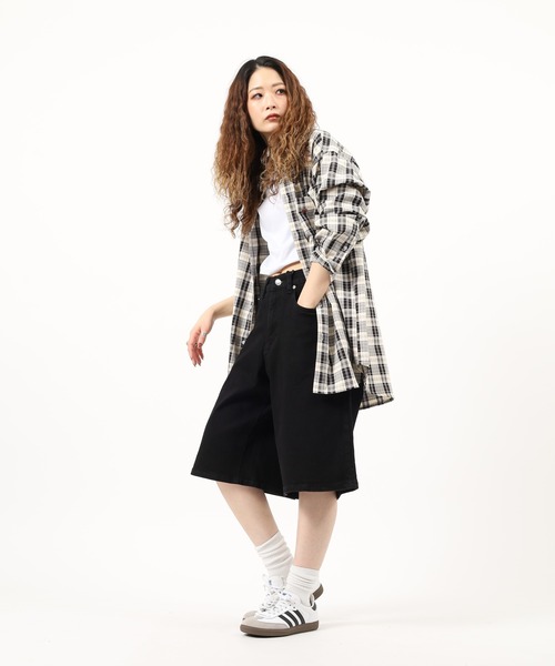 PRO CLUB （プロクラブ）の「PRO CLUB DENIM SHORT PANT デニムショートパンツ（デニムパンツ・メンズ・ワンウォッシュ/ブラック・36/40/38/34/32/30）」の21枚目の写真