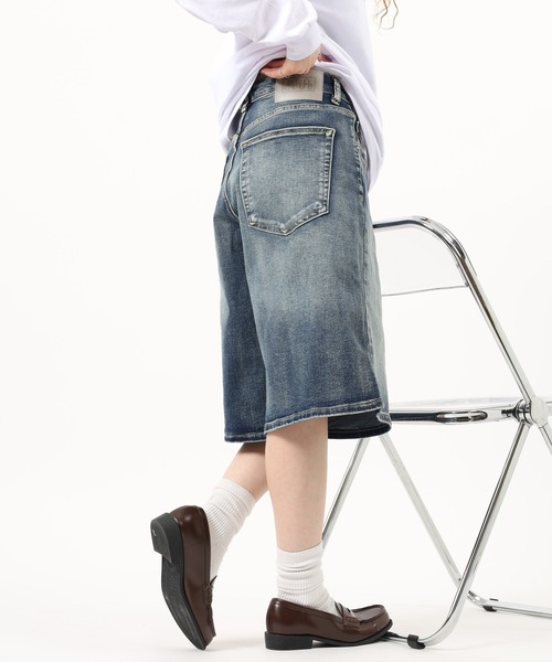 PRO CLUB （プロクラブ）の「PRO CLUB DENIM SHORT PANT デニムショートパンツ（デニムパンツ・メンズ・ワンウォッシュ/ブラック・36/40/38/34/32/30）」の7枚目の写真