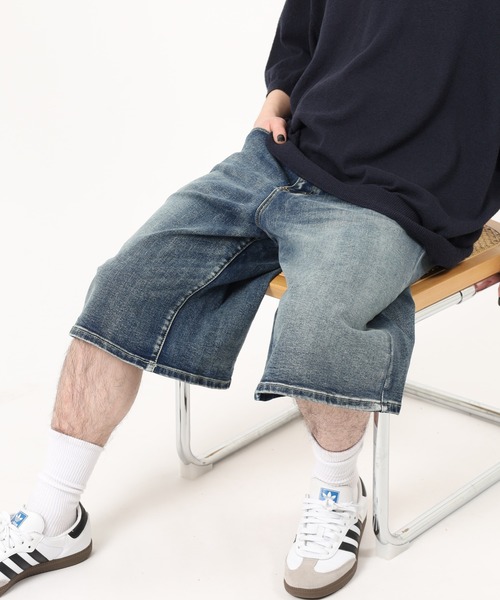PRO CLUB （プロクラブ）の「PRO CLUB DENIM SHORT PANT デニムショートパンツ（デニムパンツ・メンズ・ワンウォッシュ/ブラック・36/40/38/34/32/30）」の13枚目の写真