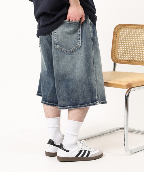 PRO CLUB （プロクラブ）の「PRO CLUB DENIM SHORT PANT デニムショートパンツ（デニムパンツ・メンズ・ワンウォッシュ/ブラック・36/40/38/34/32/30）」の14枚目の写真