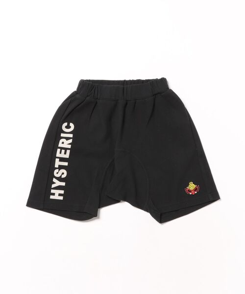HYSTERIC MINI(ヒステリックミニ)の「MINI FACE モンキーパンツ(スウェットパンツ・キッズ・ブラック・105)」の1枚目の写真