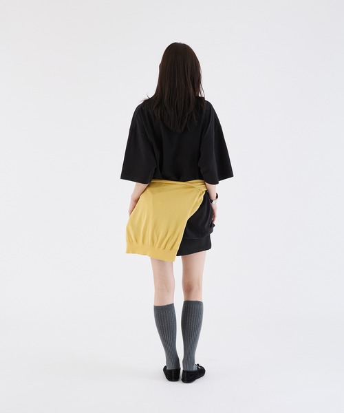 ONCILY(オンシェリー)の「26SS BROKEN HEART LOGO DRAW CODE T-SHIRT / ブロークンハートロゴドローコードTシャツ(Tシャツ/カットソー・メンズ・ホワイト系その他/ホワイト系その他2/ブラック系その他/ブラック・SMALL/MEDIUM/LARGE)」の21枚目の写真