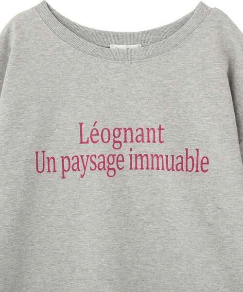 Green　Parks（グリーンパークス）の「七分袖ロゴ裏毛プルオーバー（Tシャツ/カットソー・レディース・ピンク/ネイビー/杢グレー/オフホワイト・FREE）」の19枚目の写真