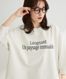 Green　Parks | 七分袖ロゴ裏毛プルオーバー(Tシャツ/カットソー)