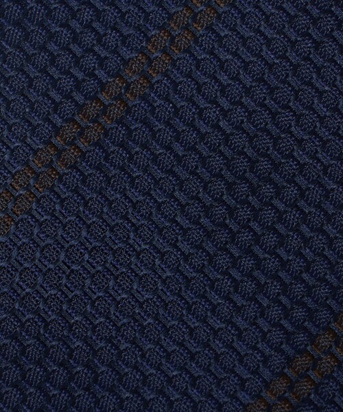 UNITED ARROWS（ユナイテッドアローズ）の「フレスコ ストライプ ネクタイ（ネクタイ・メンズ・ダークブラウン/パープル/ネイビー・FREE）」の10枚目の写真