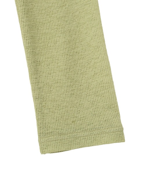 earth music&ecology（アースミュージックアンドエコロジー）の「【2026SS】シアーワッフルタックボタントップス（Tシャツ/カットソー・レディース・ブラウン/レッド/ライトグリーン/オフホワイト・FREE）」の17枚目の写真