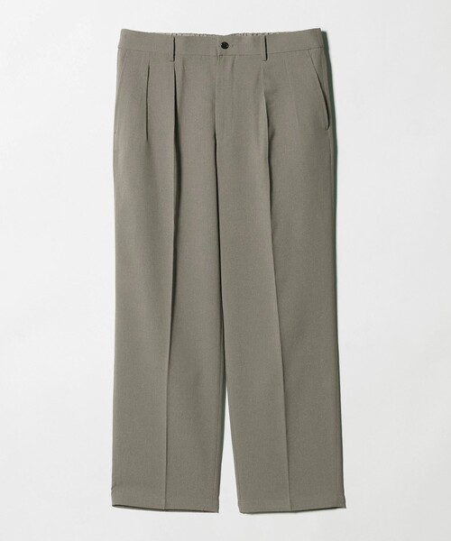 A DAY IN THE LIFE UNITED ARROWS(アデイインザライフユナイテッドアローズ)の「ワッシャー リネンライク 2プリーツ イージーパンツ<A DAY IN THE LIFE>(スラックス・メンズ・ベージュ/ブラック・M/L)」の14枚目の写真