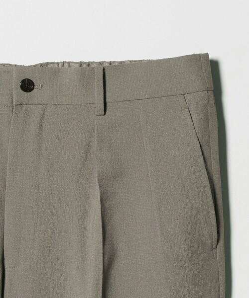 A DAY IN THE LIFE UNITED ARROWS(アデイインザライフユナイテッドアローズ)の「ワッシャー リネンライク 2プリーツ イージーパンツ<A DAY IN THE LIFE>(スラックス・メンズ・ベージュ/ブラック・M/L)」の16枚目の写真