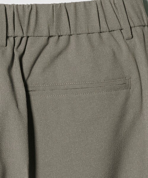 A DAY IN THE LIFE UNITED ARROWS(アデイインザライフユナイテッドアローズ)の「ワッシャー リネンライク 2プリーツ イージーパンツ<A DAY IN THE LIFE>(スラックス・メンズ・ベージュ/ブラック・M/L)」の18枚目の写真
