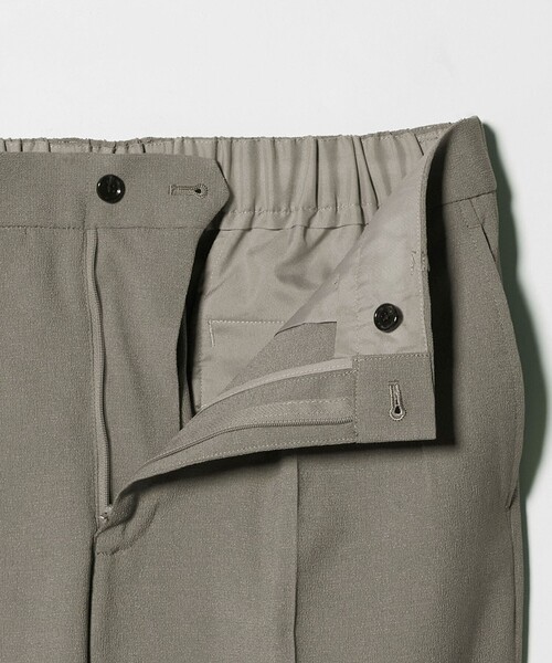 A DAY IN THE LIFE UNITED ARROWS(アデイインザライフユナイテッドアローズ)の「ワッシャー リネンライク 2プリーツ イージーパンツ<A DAY IN THE LIFE>(スラックス・メンズ・ベージュ/ブラック・M/L)」の19枚目の写真