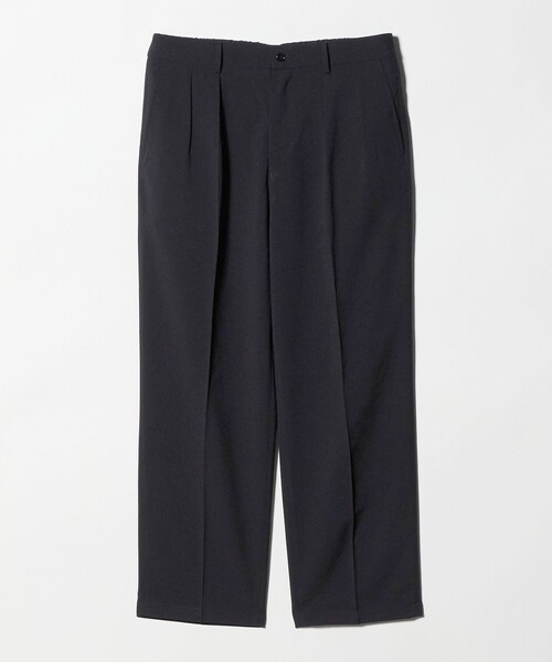 A DAY IN THE LIFE UNITED ARROWS(アデイインザライフユナイテッドアローズ)の「ワッシャー リネンライク 2プリーツ イージーパンツ<A DAY IN THE LIFE>(スラックス・メンズ・ベージュ/ブラック・M/L)」の3枚目の写真