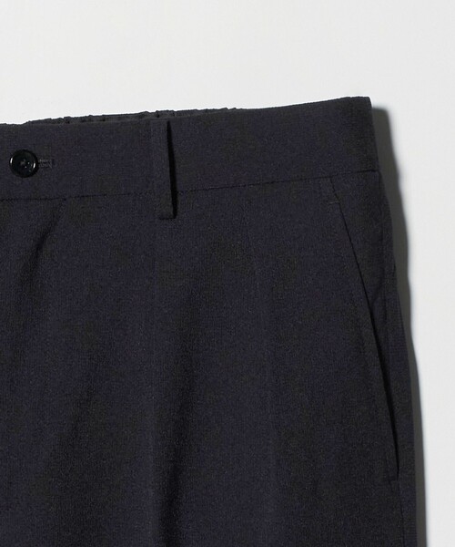 A DAY IN THE LIFE UNITED ARROWS(アデイインザライフユナイテッドアローズ)の「ワッシャー リネンライク 2プリーツ イージーパンツ<A DAY IN THE LIFE>(スラックス・メンズ・ベージュ/ブラック・M/L)」の4枚目の写真