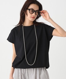 Elura | ≪接触冷感・汗ジミ軽減≫サマ見えドロストTシャツ/661800(Tシャツ/カットソー)