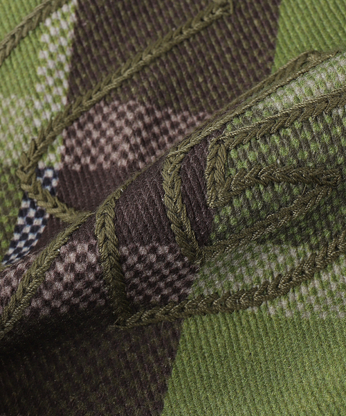 PULP/417EDIFICE（パルプフォーワンセブンエディフィス）の「SPECIAL GUEST / スペシャルゲスト BAGGY DENIM SHORTS（デニムパンツ・メンズ・ネイビー/カーキ・LARGE/MEDIUM）」の3枚目の写真