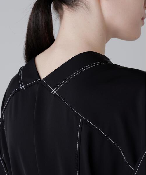 ADORE(アドーア)の「◆ドライストレッチツイルワンピース(ワンピース・レディース・ブラック/ベージュ・38)」の18枚目の写真