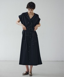 ◆ドライストレッチツイルワンピース