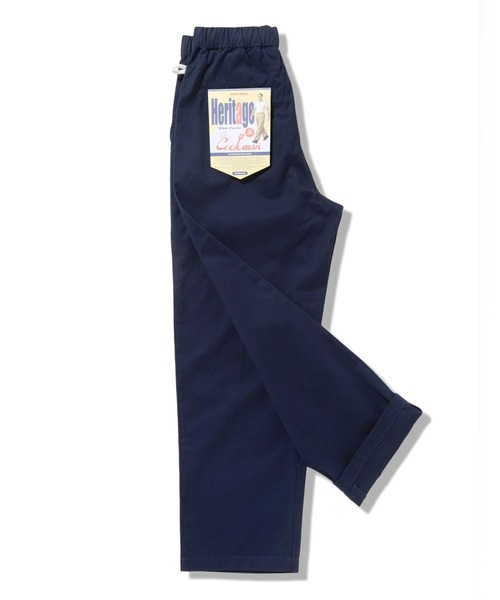 COOKMAN(クックマン)の「Cookman クックマン ヘリテージワイドパンツ Heritage Wide Pants Heavy Twill Navy(その他パンツ・メンズ・ネイビー・MEDIUM/LARGE)」の4枚目の写真