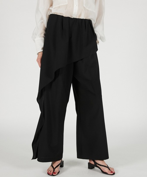 PRANK PROJECT(プランクプロジェクト)の「【2026Summer Pre-Order】ドレープスーチングパンツ / Drape Suiting Pants(スラックス・レディース・ブラウン/グレー/ブラック・36/38)」の2枚目の写真