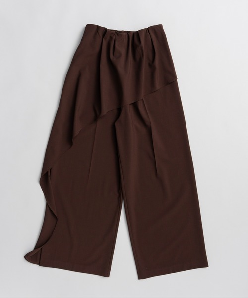 PRANK PROJECT(プランクプロジェクト)の「【2026Summer Pre-Order】ドレープスーチングパンツ / Drape Suiting Pants(スラックス・レディース・ブラウン/グレー/ブラック・36/38)」の18枚目の写真