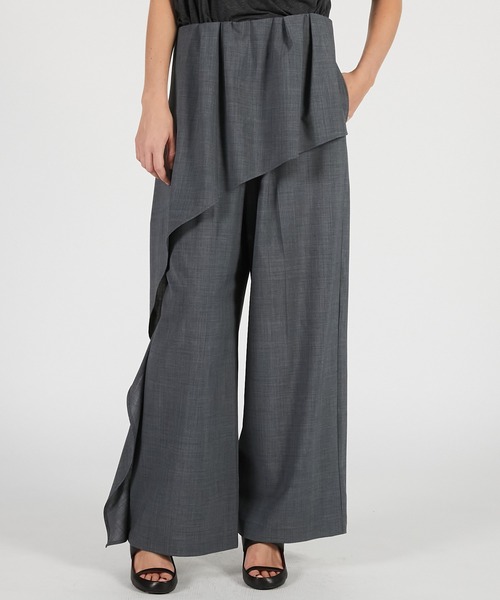 PRANK PROJECT(プランクプロジェクト)の「【2026Summer Pre-Order】ドレープスーチングパンツ / Drape Suiting Pants(スラックス・レディース・ブラウン/グレー/ブラック・36/38)」の11枚目の写真